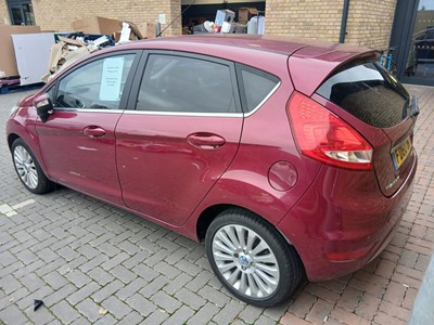 Lot 2215 - Ford Fiesta Titanium in pink, registration...