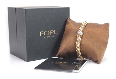 Lot 617 - An 18ct yellow gold Fope 'Flex It' expanding...