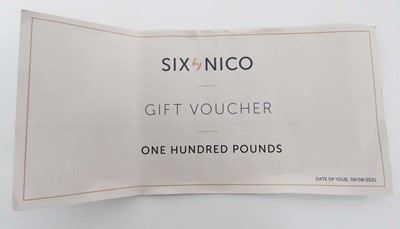 Lot 92 - Six By Nico (x1) - Total face value £100