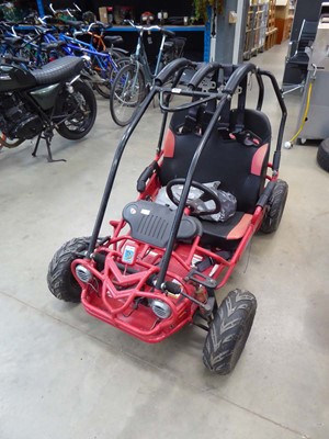 Lot 4071 - Funbikes Shark petrol powered go kart with key