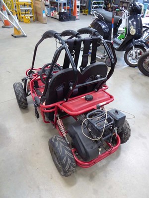 Lot 4071 - Funbikes Shark petrol powered go kart with key