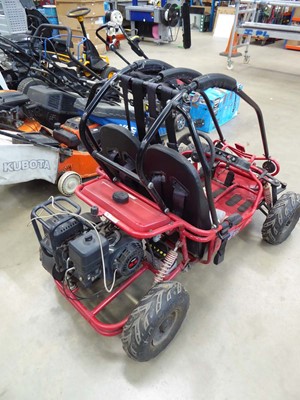 Lot 4071 - Funbikes Shark petrol powered go kart with key