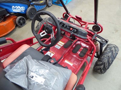 Lot 4071 - Funbikes Shark petrol powered go kart with key