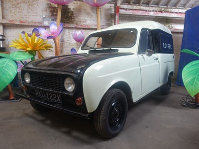 Lot 1 - (RKU 122X) Renault 4 F4 3-door hatchback van...
