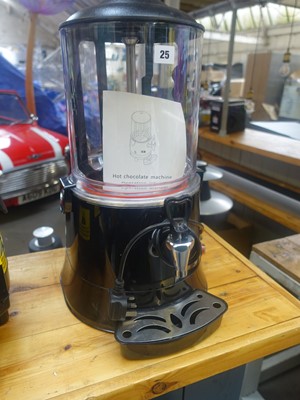 Lot 25 - Unbranded hot chocolate dispenser