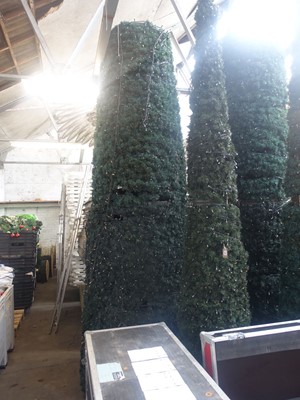 Lot 41 - Approx. 7m tall artificial Christmas tree...