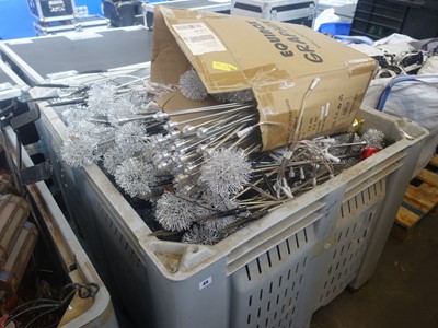 Lot 45 - Large box of 60cm tall LED Christmas themed...
