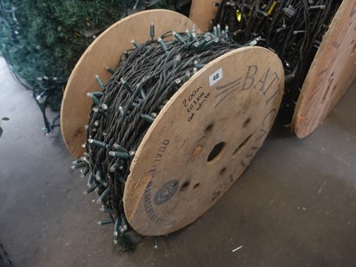 Lot 48 - 200m of 20 x 10m length cool white LED string...