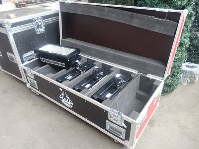 Lot 84 - 4x Atomic 3000 LED lights, voltage 100-240v,...