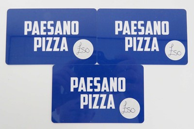 Lot 95 - Paesano Pizza (x3) - Total face value £150
