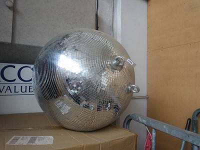 Lot 156 - 60cm mirror ball by Equinox, with an Equinox...