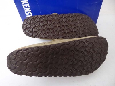 Lot 1006 - Birkenstock boston BS sandals in tabacco brown...