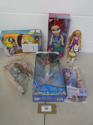 Lot Selection of Disney dolls to include Moana 2...