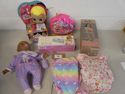 Lot Selection of dolls to include Chou Chou baby...