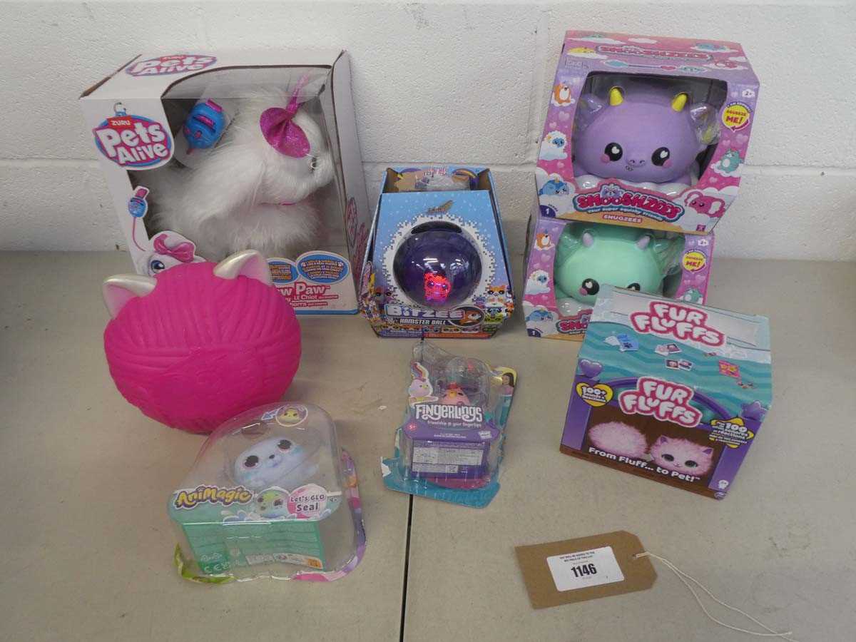 Lot Selection of toys to include pets Alive 'Lil...
