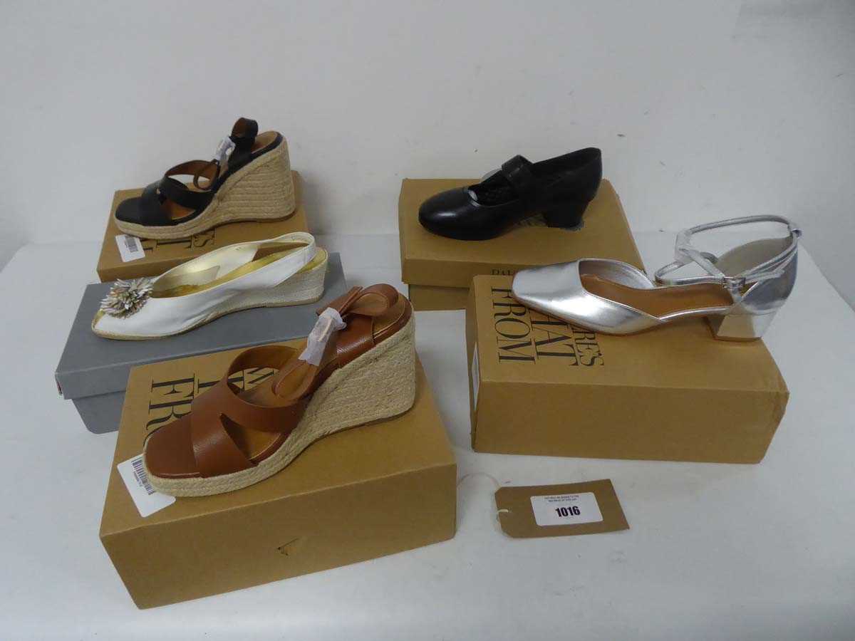 Lot 1016 - 5x Boxed pairs of high heels to include...