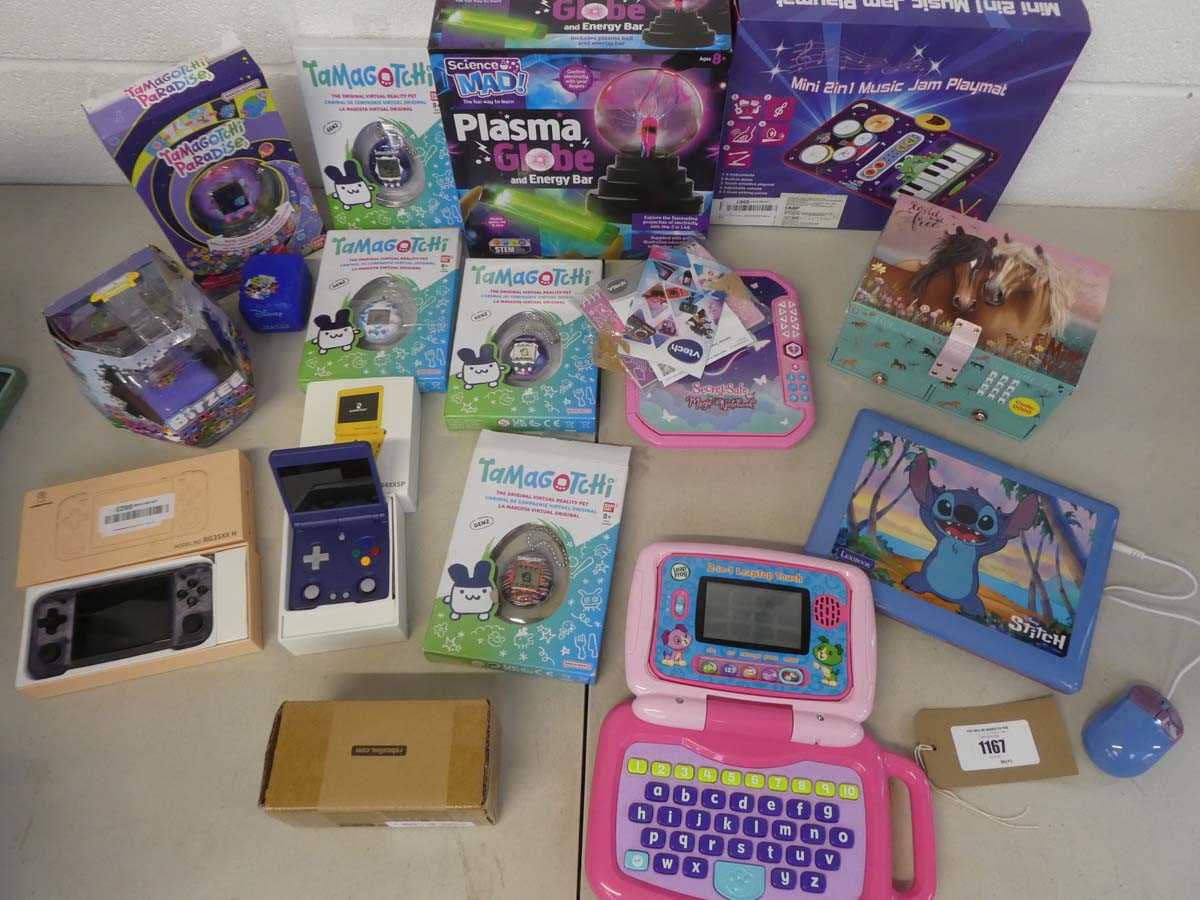 Lot Selection of toys to include plasma globe,...