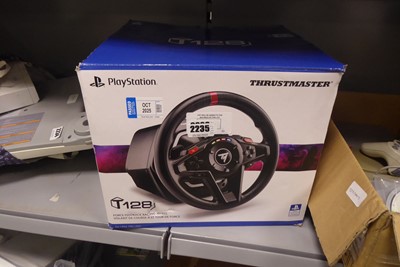 Lot 2235 - A PlayStation Thrust Master T128 steering...