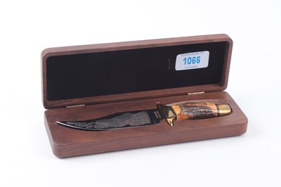 Lot 1066 - Schrade presentation bowie knife for the...