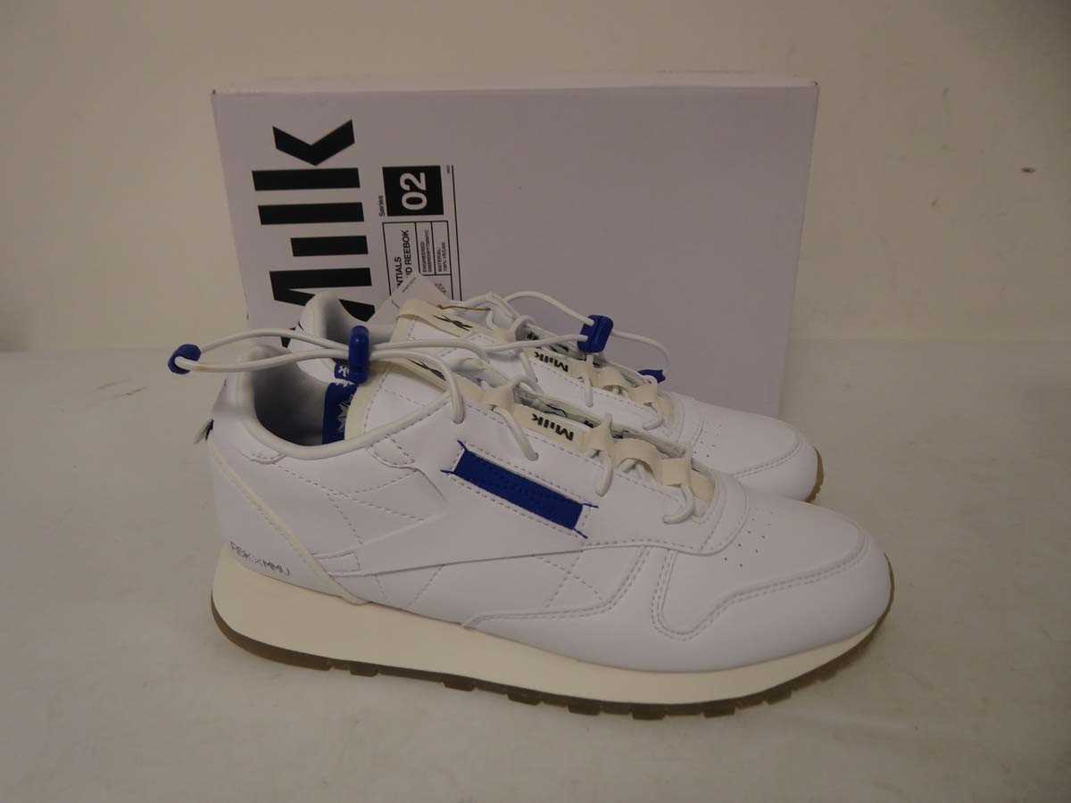 Lot 1031 - Reebok X Milk classic vegan running trainers...