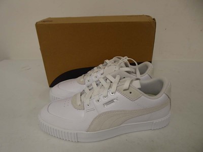 Lot 1034 - Puma cali G trainers in white size UK5.5 - boxed