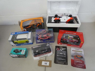 Lot Selection of model and scalextric cars to...