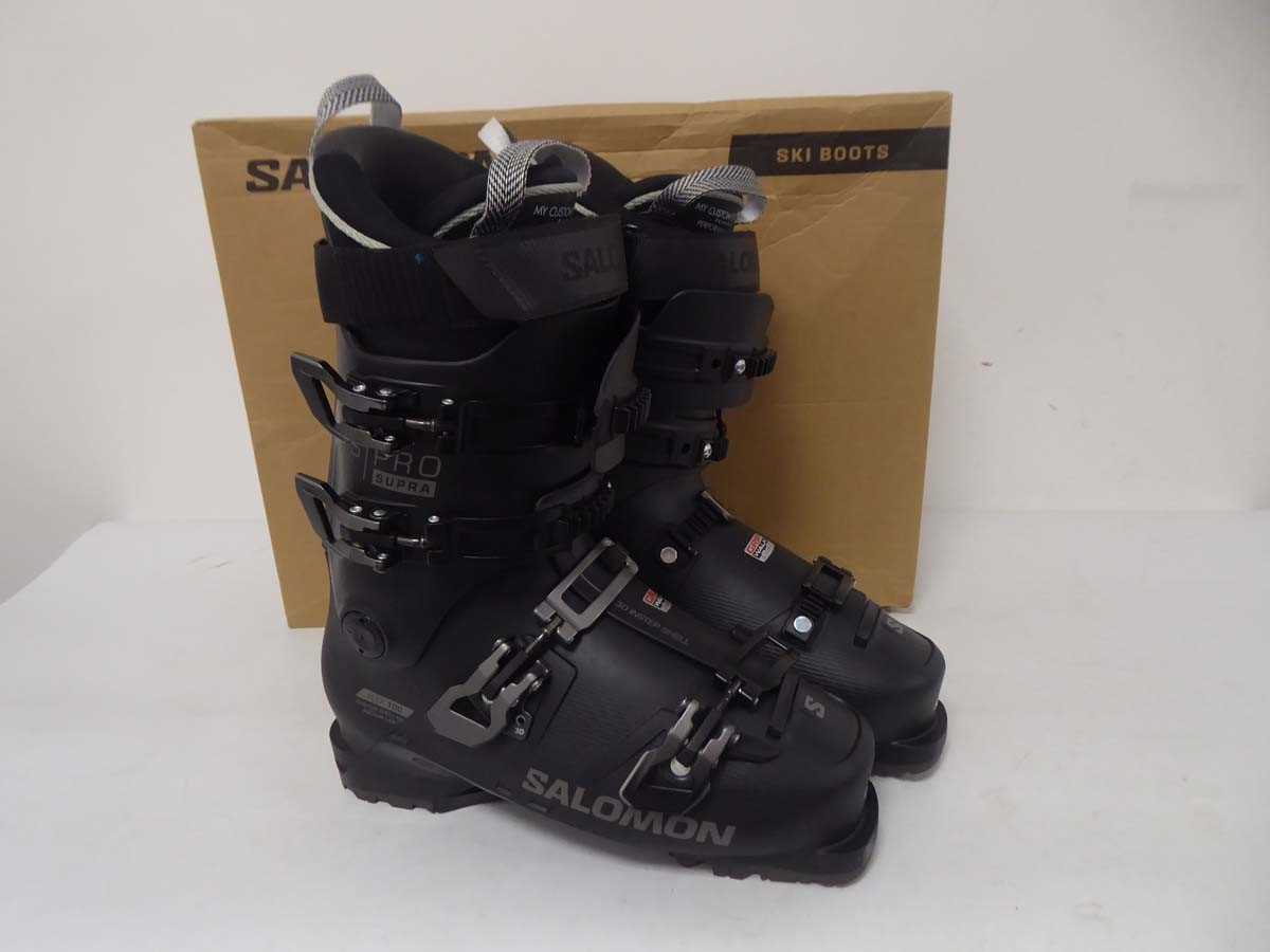Lot 1042 - Salomon S/Pro supra 100 GW ski boots in black...