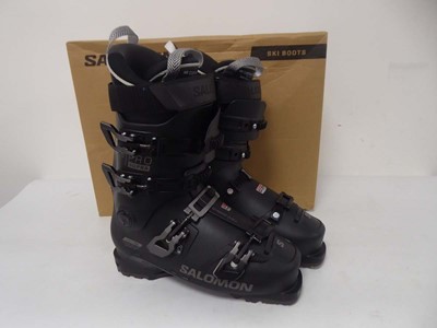 Lot 1042 - Salomon S/Pro supra 100 GW ski boots in black...