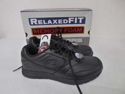 Lot 1045 - Sketchers slip resistant relaxed fit memory...