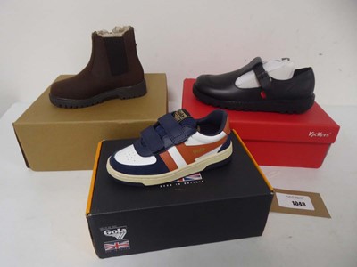 Lot 1048 - 3x Boxed pairs of children's shoes to include...