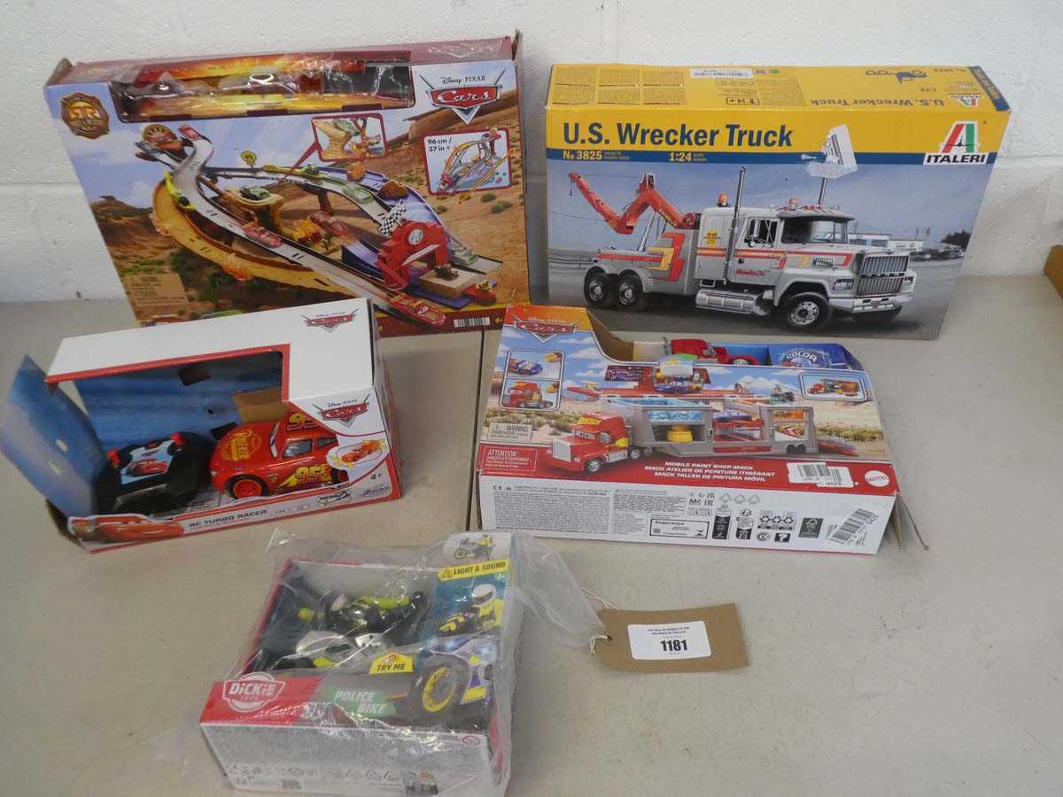 Lot Selection of toys to include Disney Cars...