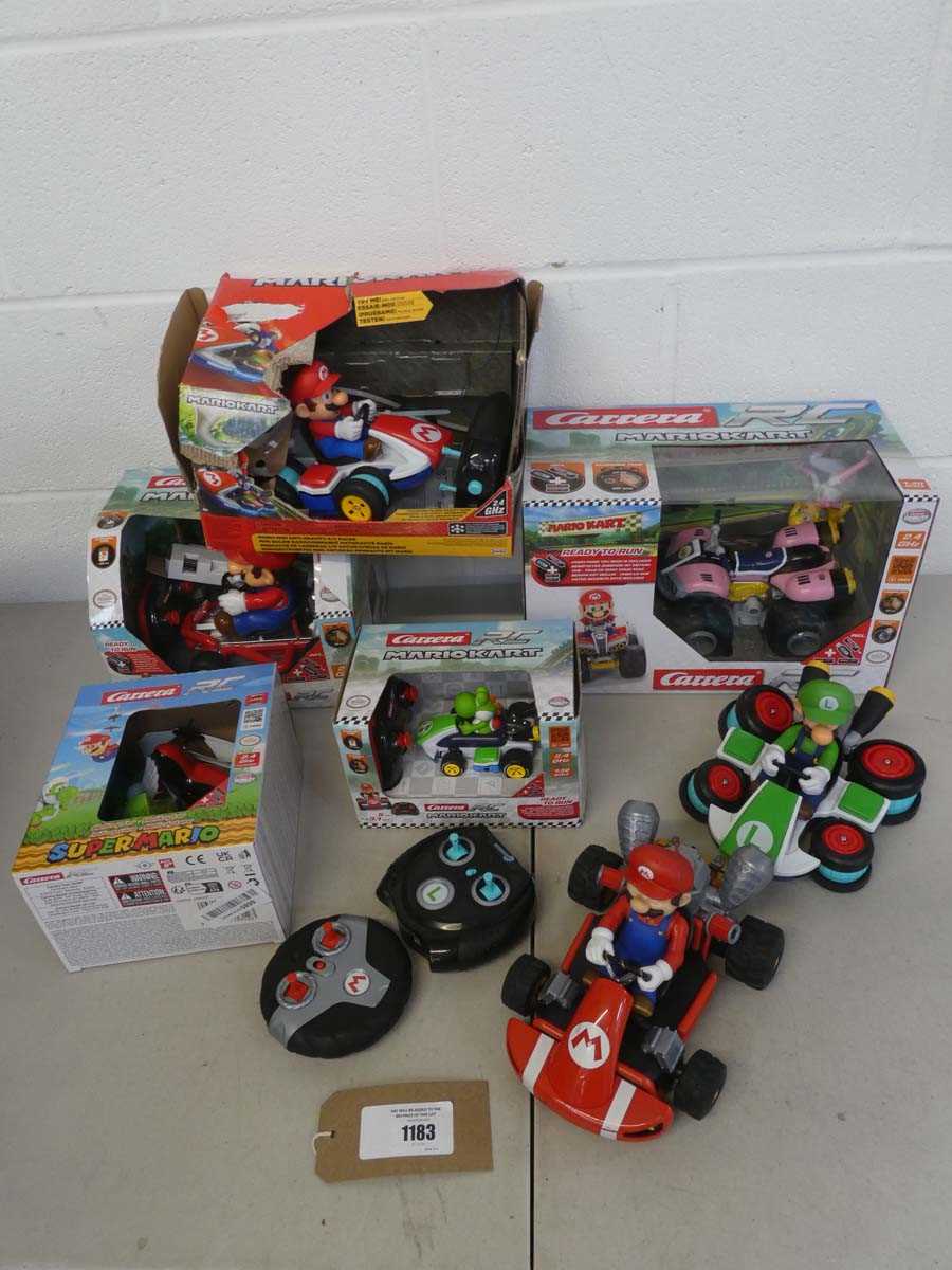 Lot Selection of Super Mario to include Carrera RC...