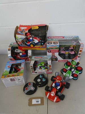 Lot Selection of Super Mario to include Carrera RC...