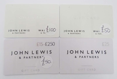 Lot 115 - John Lewis (x4) - Total face value £225