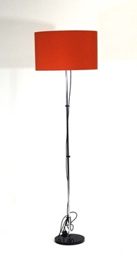 Lot 98 - A German three-spot standard lamp with a...