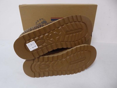 Lot 1073 - Bobs from Sketchers memory foam slippers in...