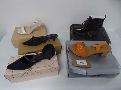 Lot 1083 - 5x Boxed pairs of high heels to include Be...