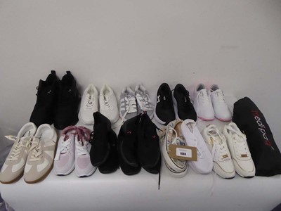Lot 1088 - 13x Pairs of trainers in various styles to...