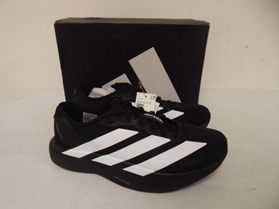 Lot 1903 - Adidas adizero evo SL trainers in black size...