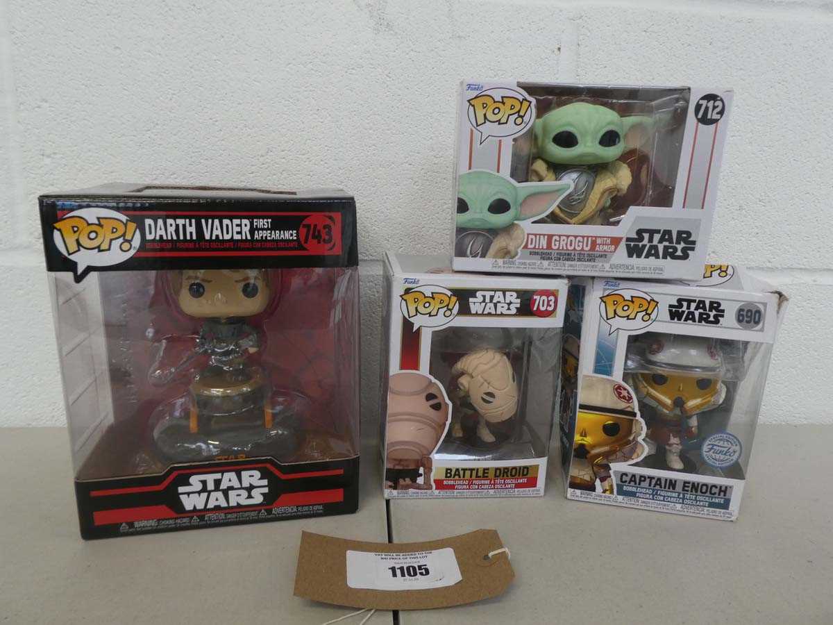 Lot Selection of Funko Pop! incl. Star Wars Darth...