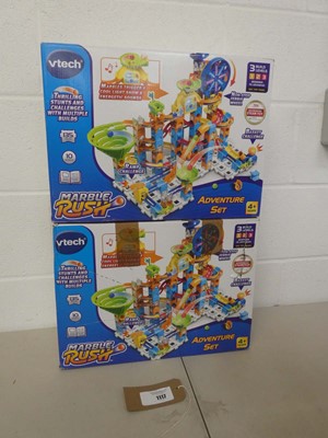 Lot 2 boxed sets of Vtech Marble Rush Adventure