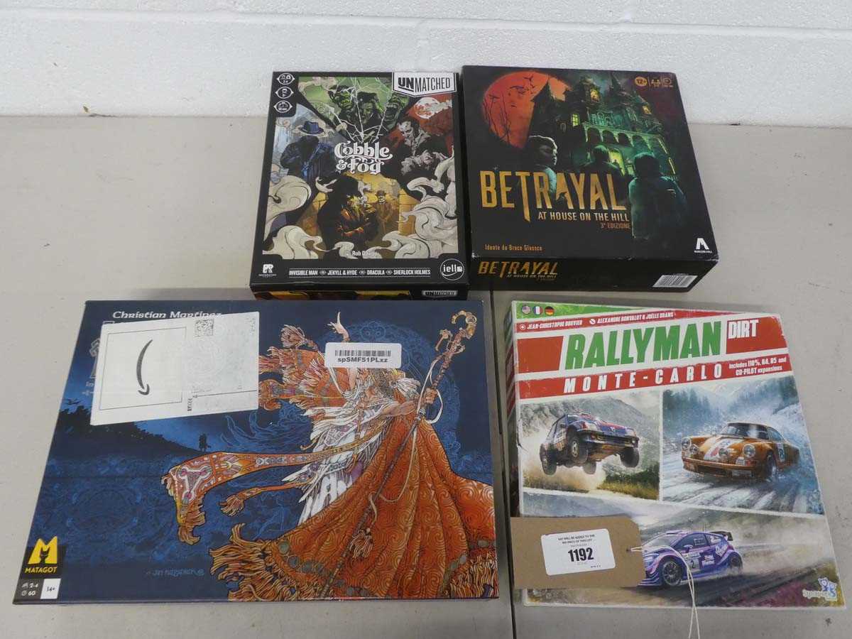 Lot Selection of board games incl. Cobble & Fog,...