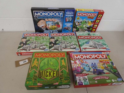 Lot Selection of Monopoly games incl. Monopoly...