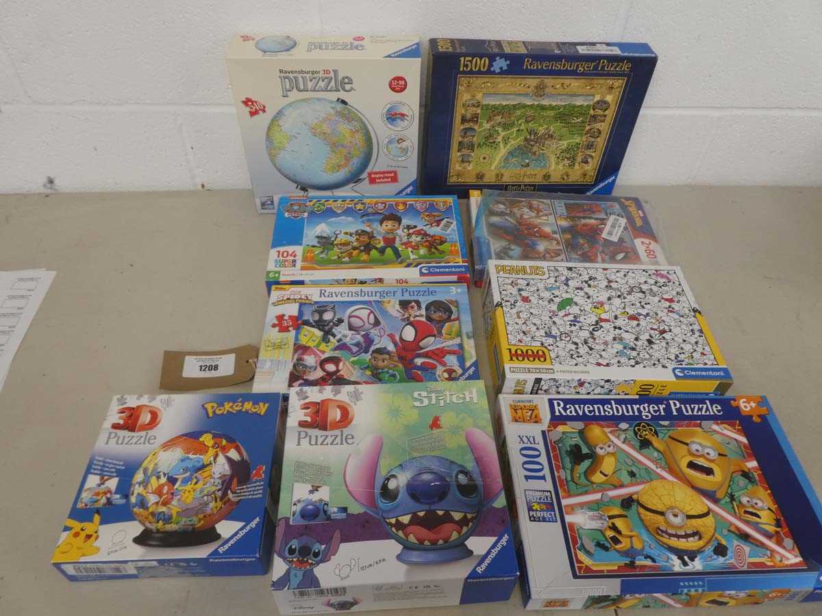 Lot Selection of puzzles incl. Ravensburger 3D map...