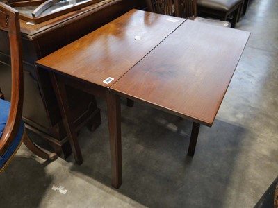 Lot 1408 - Mahogany drop side dining table