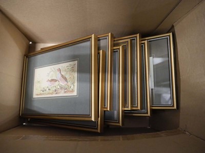 Lot 1431 - Box containing assorted various bird themed...