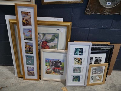 Lot 1440 - Assorted prints incl. reproduction...