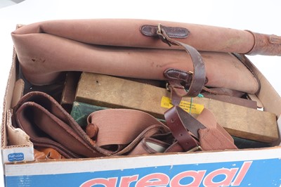 Lot 1075 - Brady cartridge bag (100); game bag; 3...