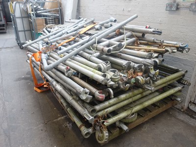 Lot 79 - Large pallet containing aluminium scaffold...