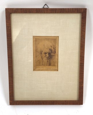 Lot 111 - Piet Rackwitsz (1892-1968), A head and...